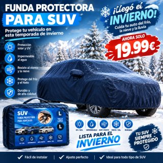 Funda Protectora Impermeable para SUV Talla L