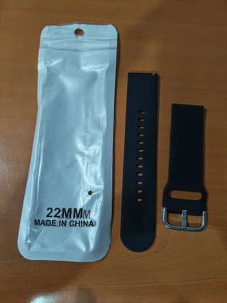 Correa de Reloj Negra 22mm