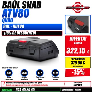 BAUL SHAD ATV80 80L QUAD