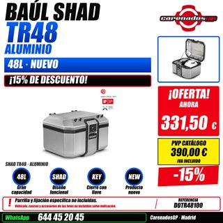 BAUL SHAD TR48 48L ALUMINIO
