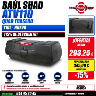 BAUL SHAD ATV110 110L QUAD TRASERO