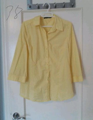 Camisa Amarilla Talla 38