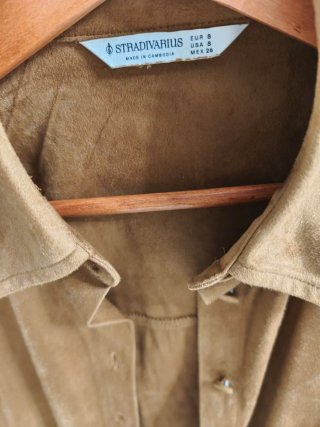 Camisa Stradivarius Marrón Talla m