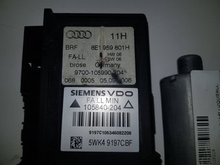 MOTOR ELEVALUNAS TRASERO IZQUIERDO AUDI A4 BERLINA (8E) 2.0 TDI 16V (103kW)