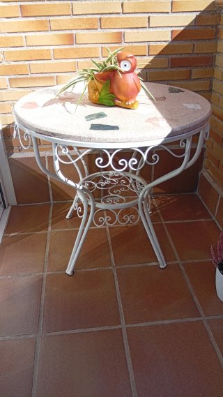 Mesa de terraza redonda