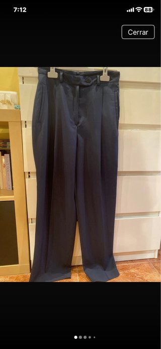Pantalones Adolfo Dominguez Azul Talla S