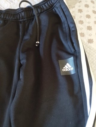 Pantalón largo Adidas negro