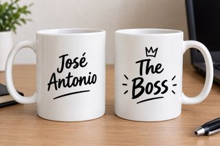 Taza Personalizada Blanca