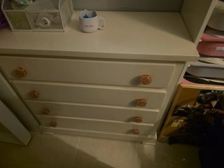 Conjunto de Dormitorio: Cabecero,Mesita,cómoda