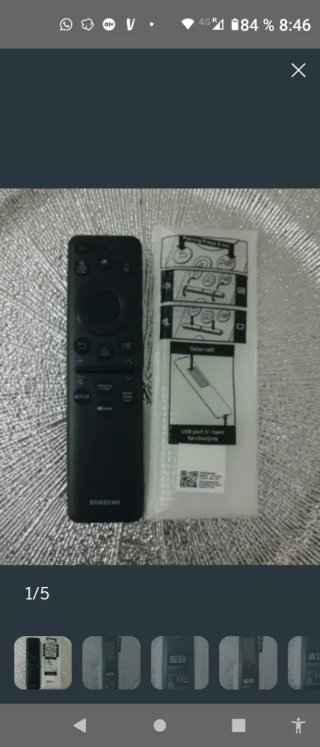 Mando Samsung con Panel Solar