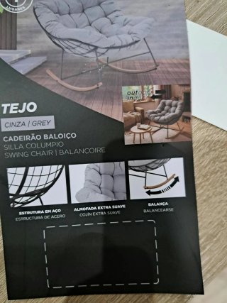 Sillón Mecedora Gris