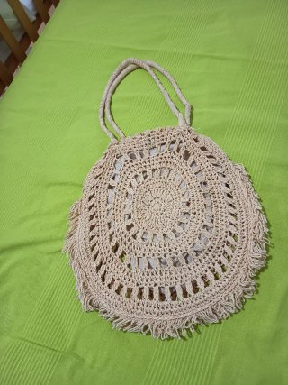 Bolso Redondo de Crochet