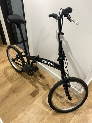 Bicicleta Plegable Nilox Negra