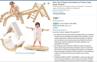 Circuito Escalada Niños Tienda Cojín