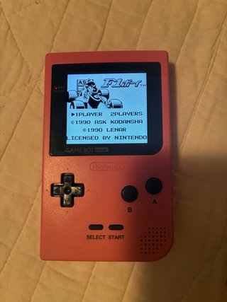 Nintendo Game Boy Pocket Rosa con pantalla LCD