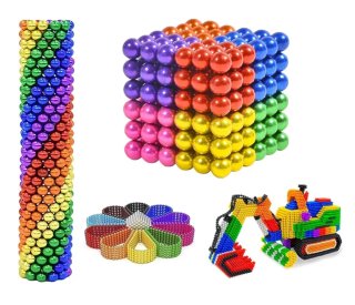 Set de Bolas Magnéticas Multicolor