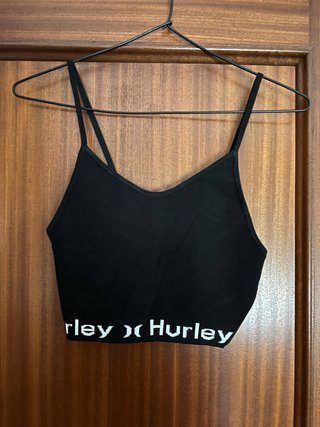 Crop top Hurley negro