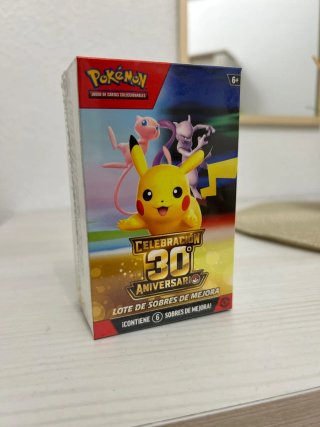 Lote de 6 Sobres Pokémon 30 Aniversario