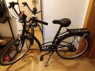 Bicicleta de Paseo Btwin Negra