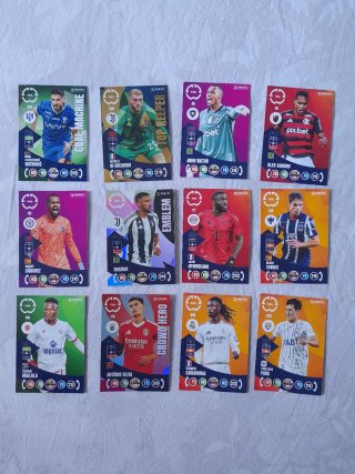 Lote 12 Cromos FIFA Club World Adrenalyn XL 2025