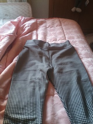Pantalón con estampado pata de gallo