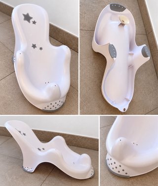 Hamaca de baño para bebé con estrellas