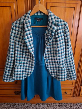 Conjunto Vestido y Chaqueta Zara