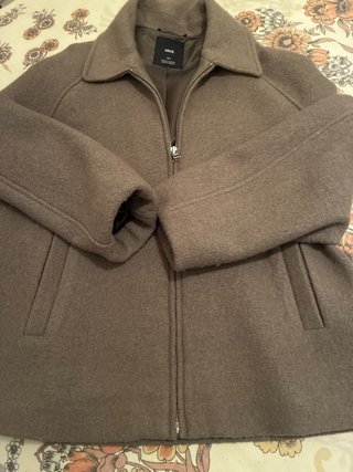 Abrigo Mango Beige Talla S
