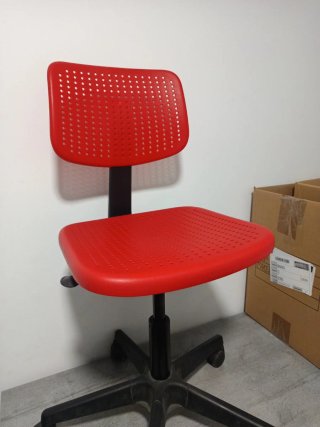 Silla de escritorio roja