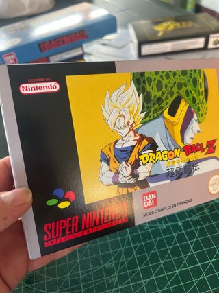 Dragon ball Z SuperNintendo. Funda expositora
