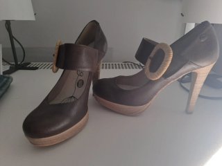 Tacones Mustang Marrones