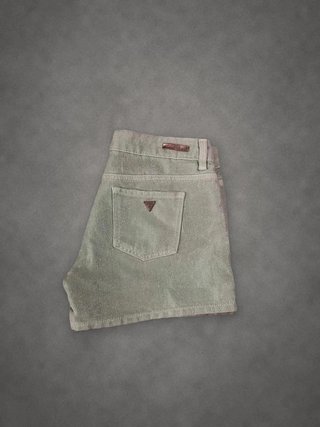 Shorts Guess Brillantes Verde Menta Talla 28