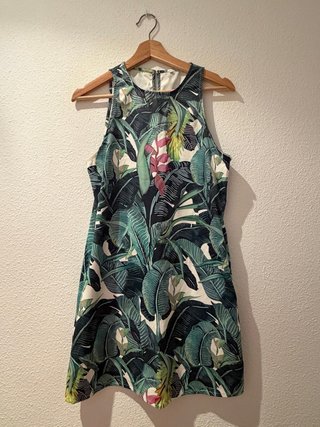 Vestido Estampado Tropical