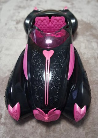 Coche de Barbie Negro y Rosa