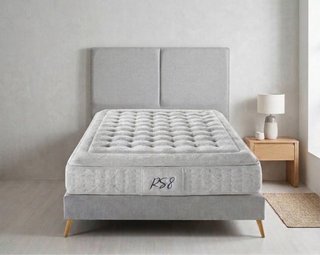 Juego de Cama con Colchón, Base y Cabecero