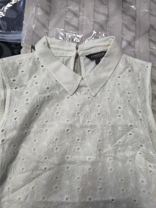 Blusa Blanca Limited Talla M