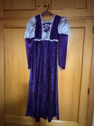 Disfraz de Bruja Medieval Morado
