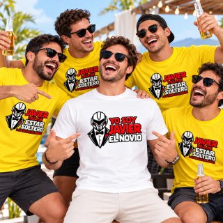 Camisetas despedida de soltero – Novio y Tropa