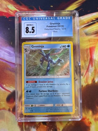 Carta Pokémon Greninja 9/18 CGC 8.5