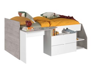 Cama Compacta 90x200cm con Escritorio
