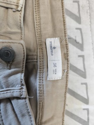 Pantalón Vaquero Mujer Springfield Beige