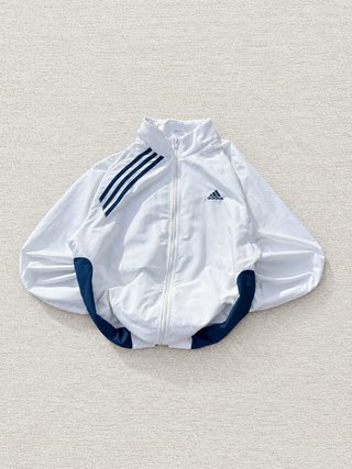 Chaqueta Adidas Blanca y Azul
