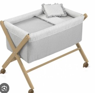 Minicuna con Estructura de Madera