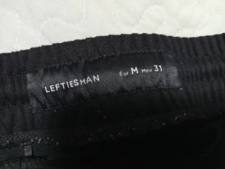 Pantalón de chándal Lefties negro