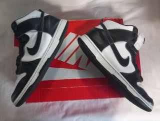 Nike Dunk High Blanco y Negro