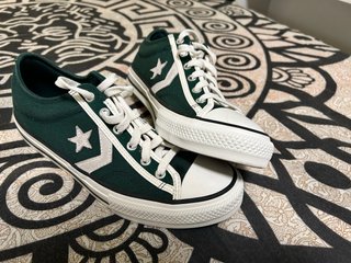 Zapatillas Converse Verde y Blanco Talla 39