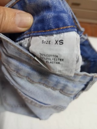 Pantalón Vaquero Azul Talla XS
