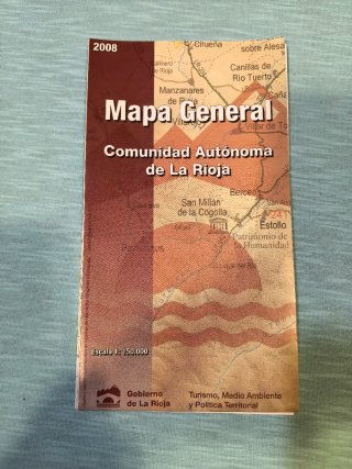 Mapa General Comunidad Autónoma de La Rioja 2008