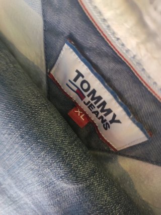 Camisa Tommy Jeans Azul Talla XL