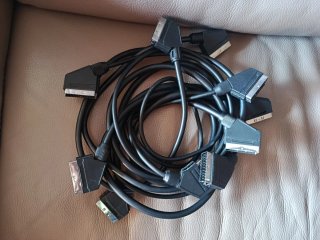 Lote de 5 Cables Euroconector (SCART)
